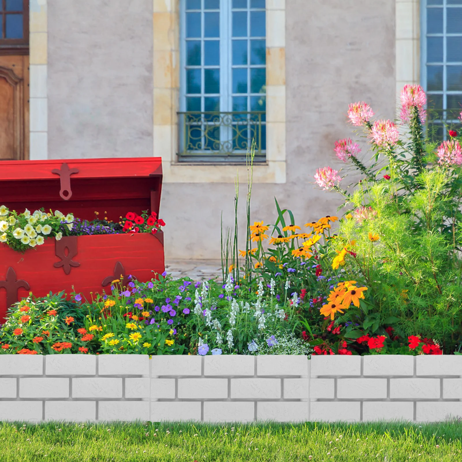 Plastic Garden Picket Flowerbed Border Edging Decorative Outdoor For Landscaping Lawn Yard Decoration Ornament Garden Borders
Plastic Garden Picket Flowerbed Border Edging Decorative Outdoor For Landscaping Lawn Yard Decoration Ornament Garden Borders