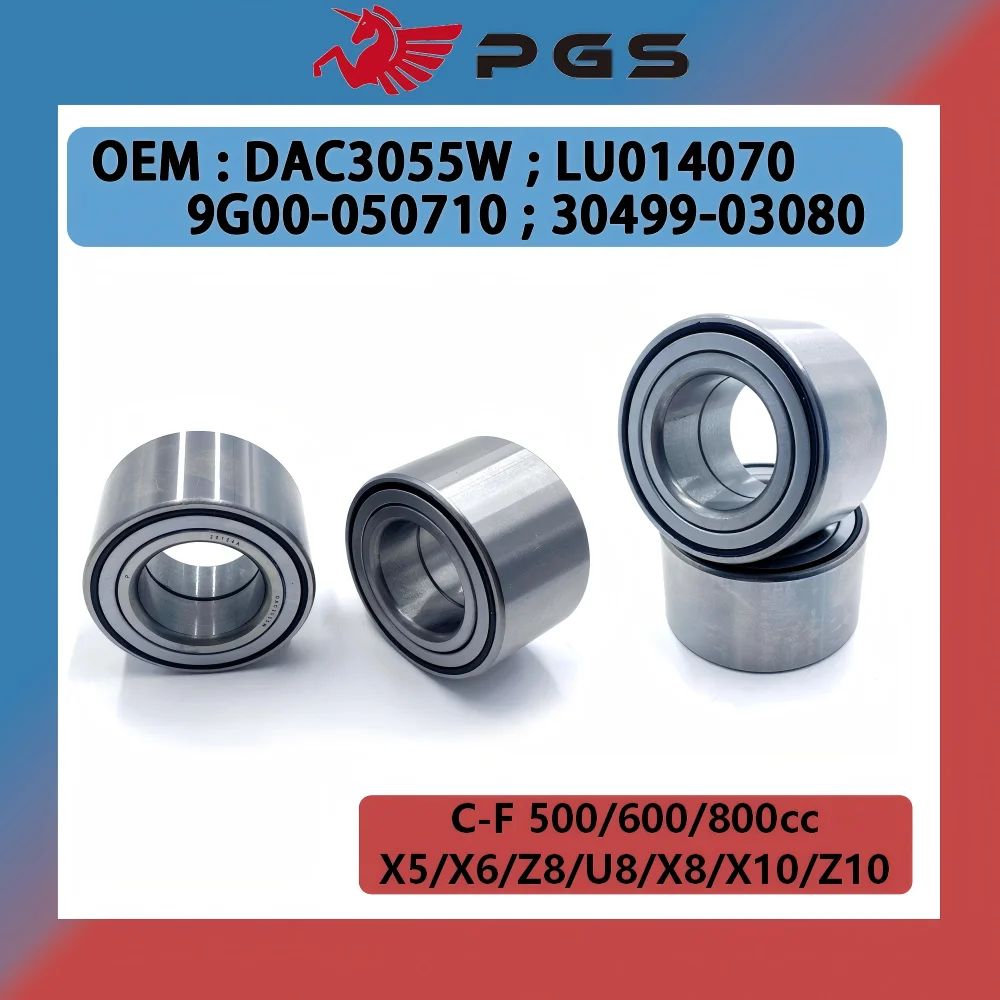 4PCS DAC3055W Wheel Hub Bearing For CFmoto 400 450 500 500S 520 550 600 625 800 800EX 800XC 850 1000 30499-03080 9GQ0-050710
4PCS DAC3055W Wheel Hub Bearing For CFmoto 400 450 500 500S 520 550 600 625 800 800EX 800XC 850 1000 30499-03080 9GQ0-050710