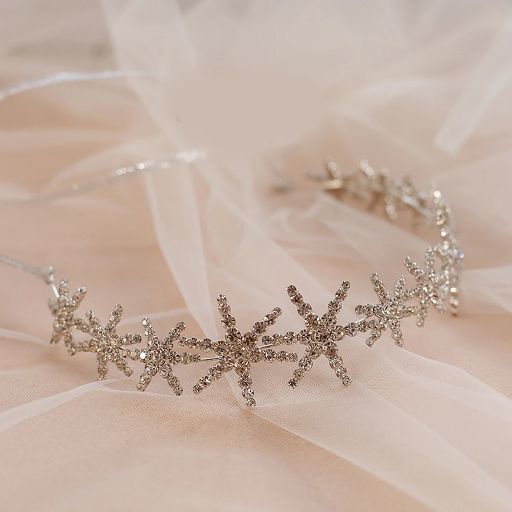 Bridal Headband Wedding Headpiece Ivory White Satin Ribbon Rhinestone Star Decorations Hair Accessories Long Lasting Use Elegant
Bridal Headband Wedding Headpiece Ivory White Satin Ribbon Rhinestone Star Decorations Hair Accessories Long Lasting Use Elegant
