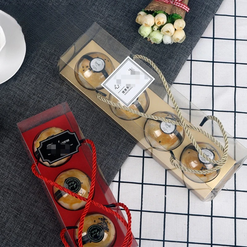 Egg Yolk Pastry Packaging Box Transparent PET Hand-held Cake Packaging Pastry Baking Package Folding Without Glue Required
Egg Yolk Pastry Packaging Box Transparent PET Hand-held Cake Packaging Pastry Baking Package Folding Without Glue Required