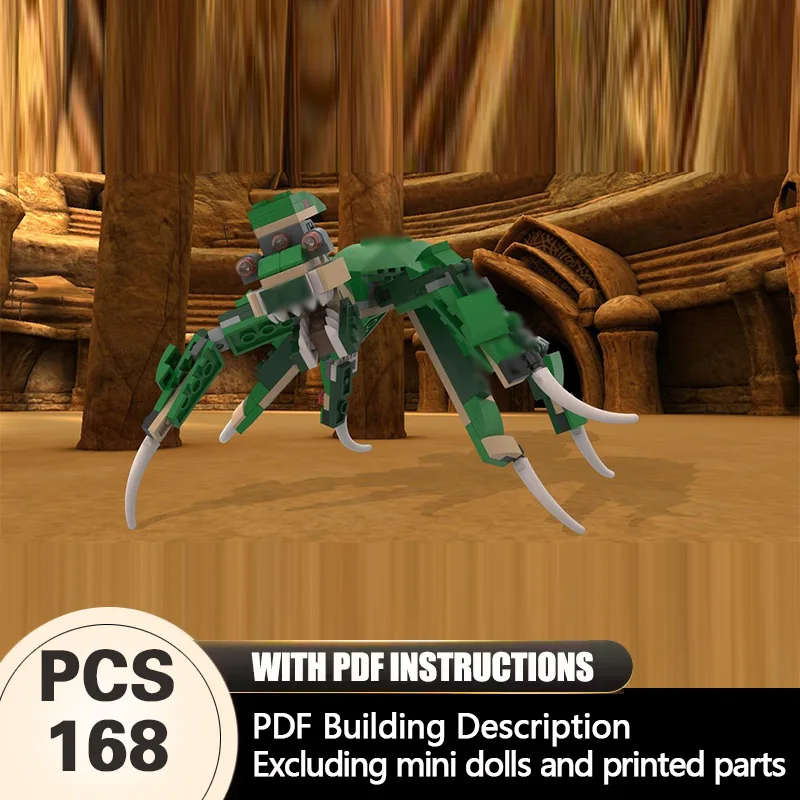 Creators Animal Series Model MOC Building Bricks Six-Legged Animal Modular Technology Gifts Holiday Assemble Children Toys Suit
Creators Animal Series Model MOC Building Bricks Six-Legged Animal Modular Technology Gifts Holiday Assemble Children Toys Suit