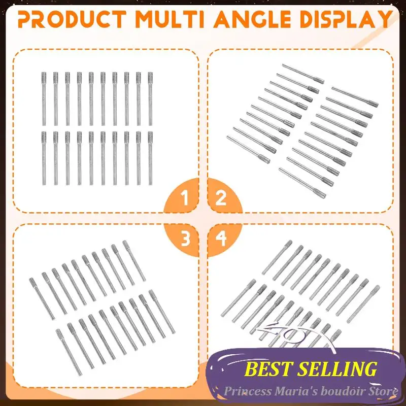 AB30-20 Pcs Diamond Grinding Bits 4Mm Cylinder Head Grinding Bit Rotary Diamond Burr Set For Most Rotary Tool Bit Grinder
AB30-20 Pcs Diamond Grinding Bits 4Mm Cylinder Head Grinding Bit Rotary Diamond Burr Set For Most Rotary Tool Bit Grinder