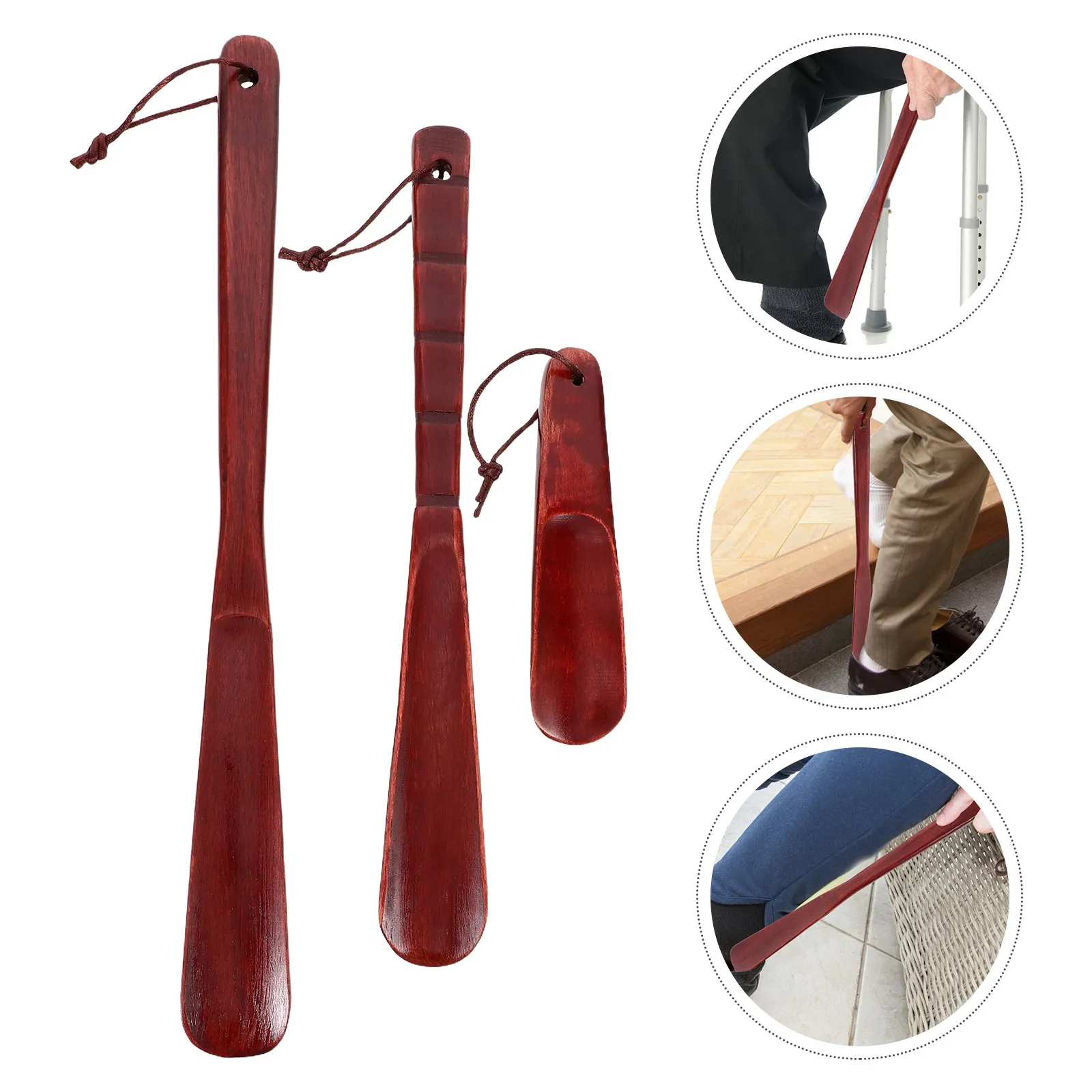 3Pcs Wooden Shoehorn for Seniors Lazy Shoe Horn Portable Travel Shoe Aid Sturdy Wood Material Standing Design
3Pcs Wooden Shoehorn for Seniors Lazy Shoe Horn Portable Travel Shoe Aid Sturdy Wood Material Standing Design