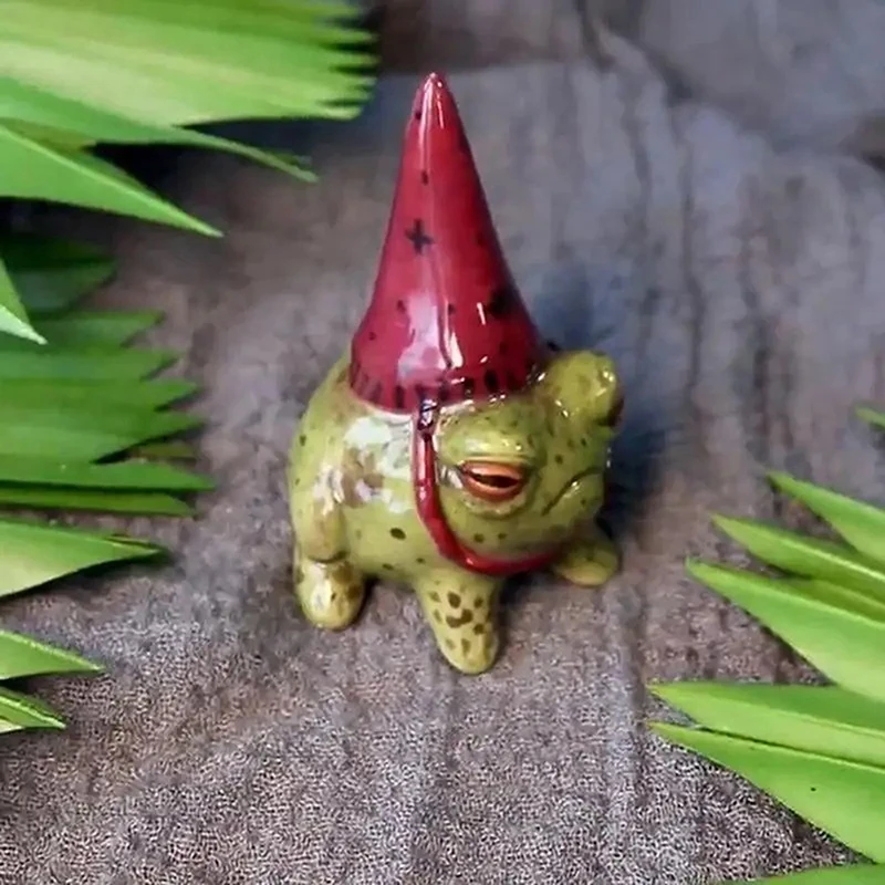 E5 Cute Frog Statues Garden Witch Hat Little Frog Statue Resin Figurine Outdoor Yard Art Sculpture Hand-Painted Bonsai Ornament
E5 Cute Frog Statues Garden Witch Hat Little Frog Statue Resin Figurine Outdoor Yard Art Sculpture Hand-Painted Bonsai Ornament