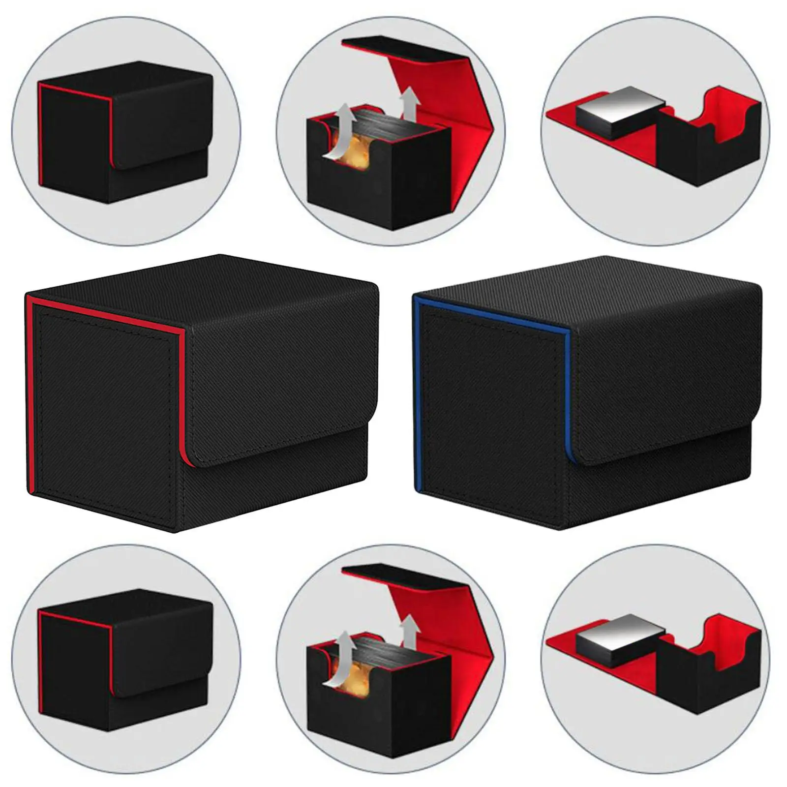 2x Trading Card Deck Box Display Holds Gathering Card Toy for TCG
2x Trading Card Deck Box Display Holds Gathering Card Toy for TCG