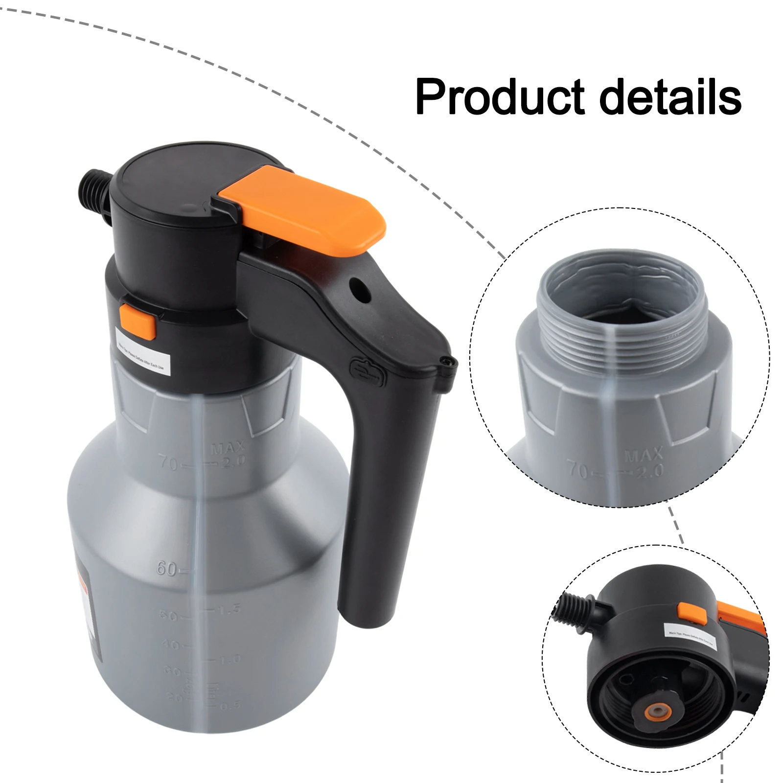 2L Handheld Electric Foam Sprayer Snow Foam Cannon- Motorized Car Wash Sprayer For Car Wash Car Rechargeable Wash Accessories
2L Handheld Electric Foam Sprayer Snow Foam Cannon- Motorized Car Wash Sprayer For Car Wash Car Rechargeable Wash Accessories