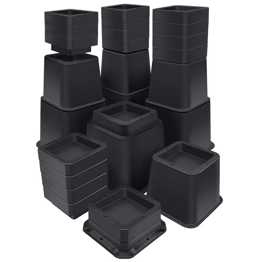 Risers 12 inch Heavy Duty,Elevation in Heights 1,2,3,4,5,6,7,8,9,10,11,12 InchAdjustable Furniture Risers for Chair Table and De
Risers 12 inch Heavy Duty,Elevation in Heights 1,2,3,4,5,6,7,8,9,10,11,12 InchAdjustable Furniture Risers for Chair Table and De