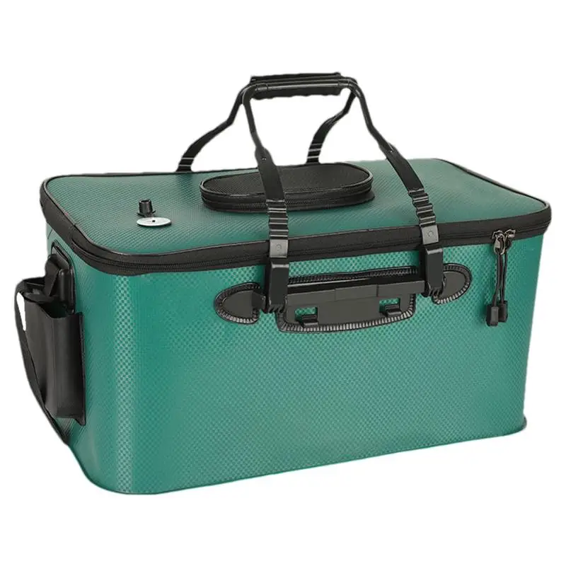 Foldable Fish Bucket Fishing Bucket Bait Container Bag Leak-Proof Water Container With Strap Large Capacity Storage Bag Portable
Foldable Fish Bucket Fishing Bucket Bait Container Bag Leak-Proof Water Container With Strap Large Capacity Storage Bag Portable