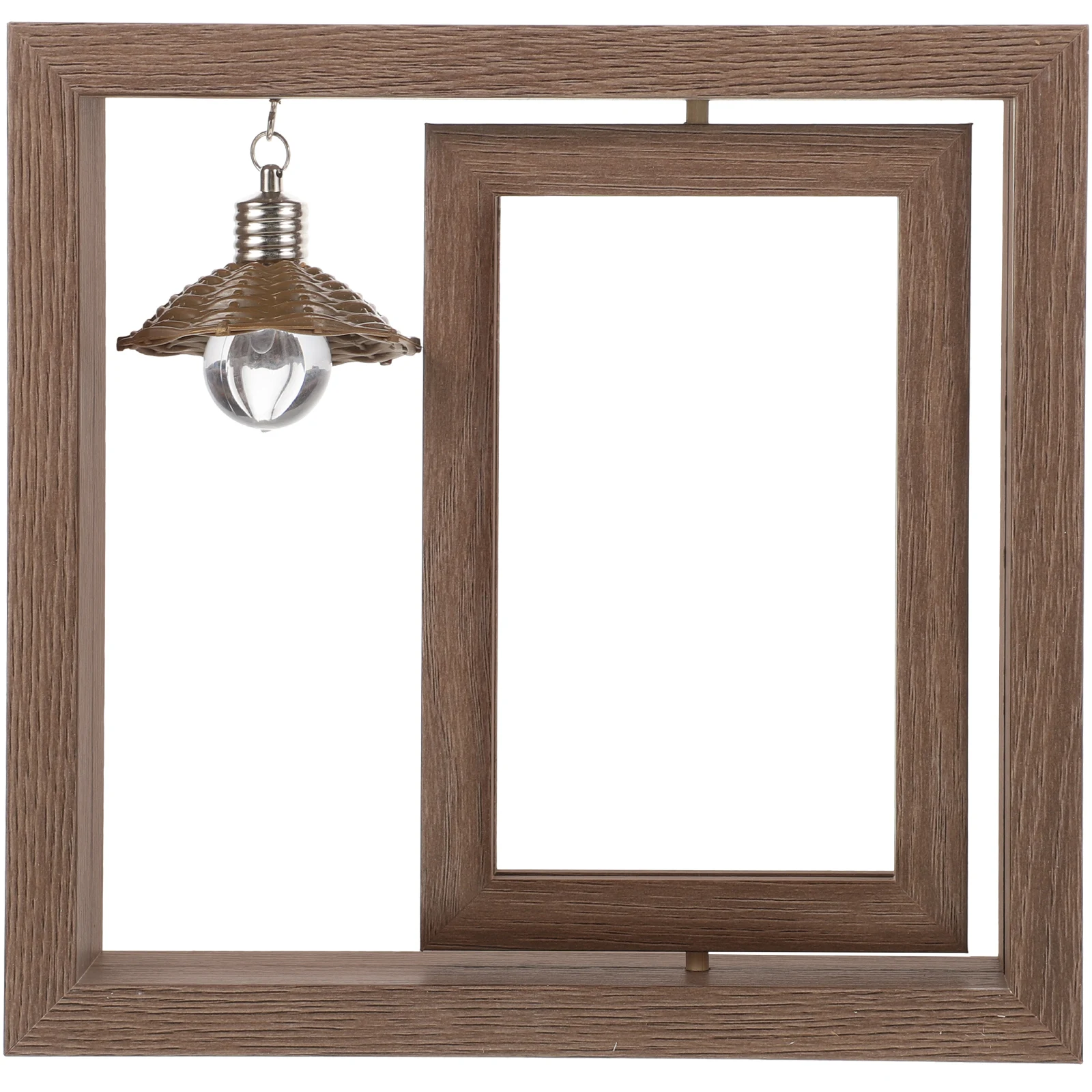 Wooden Rotating Photo Frame Stylish Great Gift Home Decor Hanging Picture Frames Modern Unique Design Practical
Wooden Rotating Photo Frame Stylish Great Gift Home Decor Hanging Picture Frames Modern Unique Design Practical