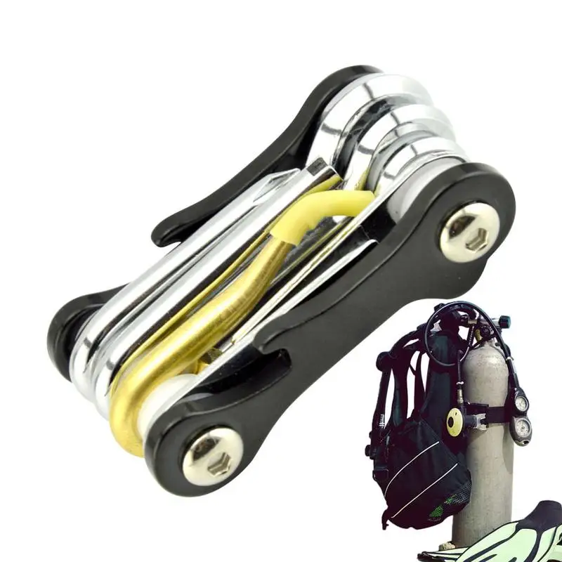 Инструменты для ремонта подводного плавания 8 в 1, Ремонтный многофункциональный инструмент для дайвинга, универсальный и компактный набор инструментов для дайвинга, отвертка, многофункциональные инструменты для ремонта
Инструменты для ремонта подводного плавания 8 в 1, Ремонтный многофункциональный инструмент для дайвинга, универсальный и компактный набор инструментов для дайвинга, отвертка, многофункциональные инструменты для ремонта