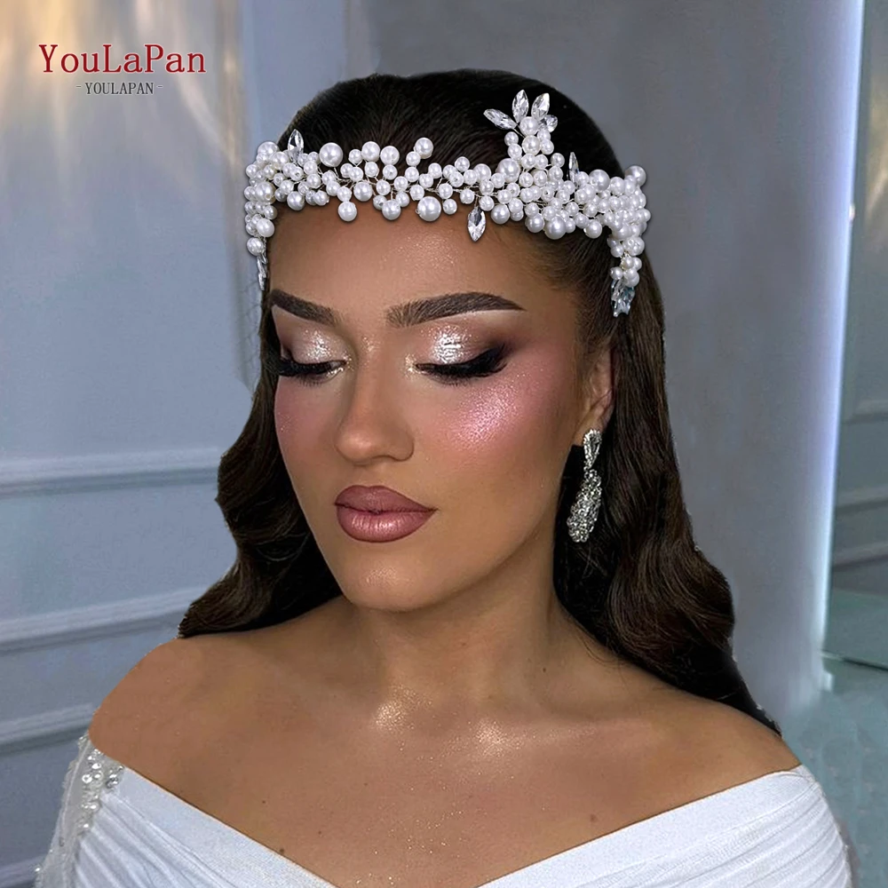 YouLaPan White Pearl Headband for Bride Woman Headdress Wedding Hair Accessories Rhinestone Headpieces Bridal Headwear HP186
YouLaPan White Pearl Headband for Bride Woman Headdress Wedding Hair Accessories Rhinestone Headpieces Bridal Headwear HP186