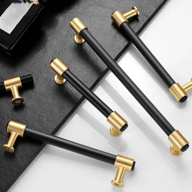 Modern Simple Nordic Black Gold Handle Cabinet Door Wardrobe Door Drawer Handle Furniture Handle Hardware Wholesale Drawer Knobs
Modern Simple Nordic Black Gold Handle Cabinet Door Wardrobe Door Drawer Handle Furniture Handle Hardware Wholesale Drawer Knobs