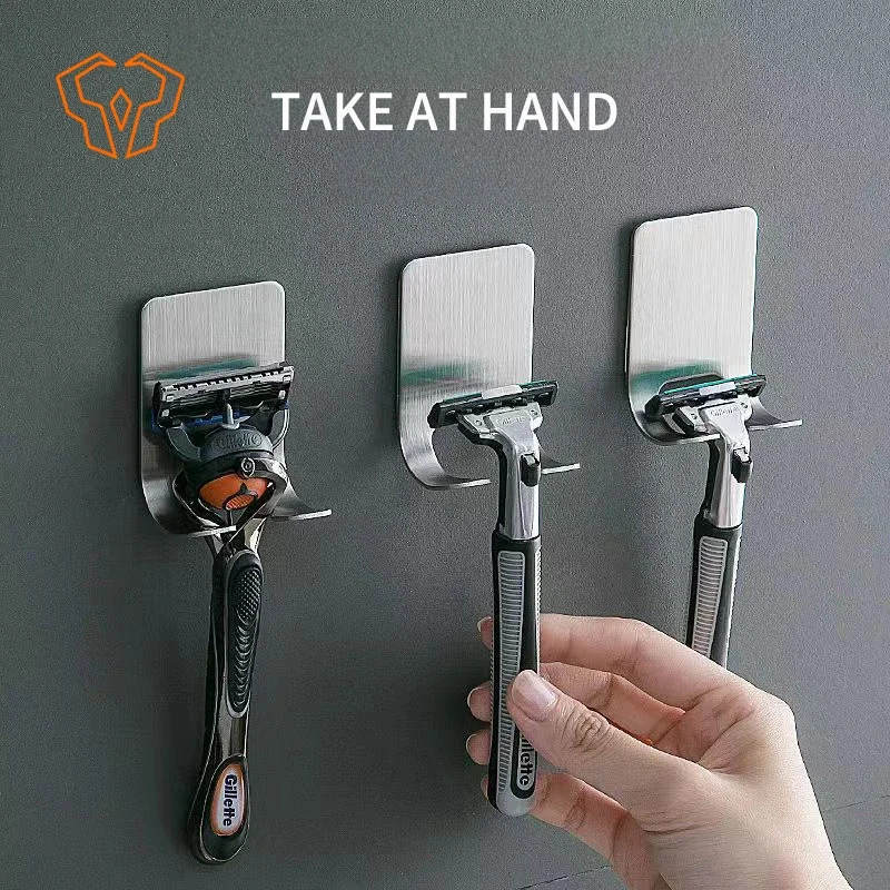 Shaver Razor Stainless Steel Hook Hanger Storage Stand Bathroom Manual Shaver Holder
Shaver Razor Stainless Steel Hook Hanger Storage Stand Bathroom Manual Shaver Holder