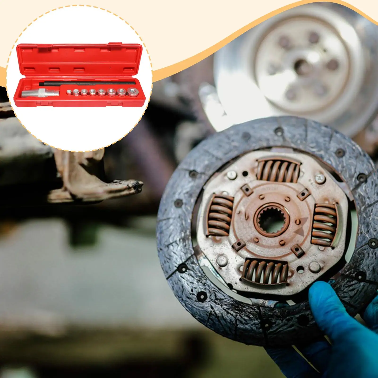 10-компонентный набор инструментов для выравнивания сцепления, аксессуар, корректор отверстия сцепления
10-компонентный набор инструментов для выравнивания сцепления, аксессуар, корректор отверстия сцепления