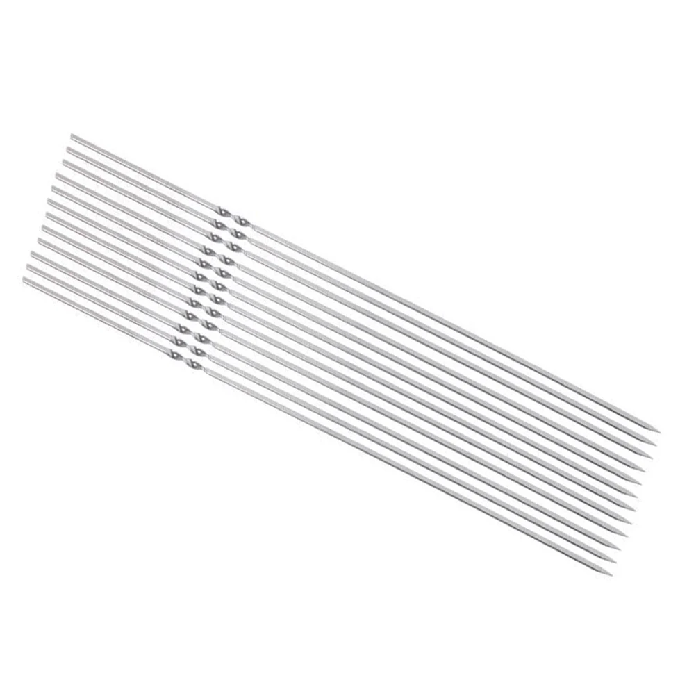 50pcs 45Cm Stainless Steel Barbecue Skewers Thickened Reusable Bbq Sticks Durable Rust Free For Outdoor Bbq Camping Party 
50pcs 45Cm Stainless Steel Barbecue Skewers Thickened Reusable Bbq Sticks Durable Rust Free For Outdoor Bbq Camping Party
