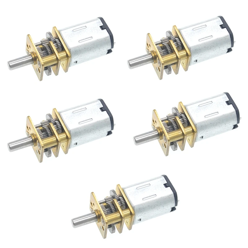 PORK-5PCS GA12-N20 Mini Metal Gear Motor DC 3V Gear Wheel Gear Motors 15RPM
PORK-5PCS GA12-N20 Mini Metal Gear Motor DC 3V Gear Wheel Gear Motors 15RPM