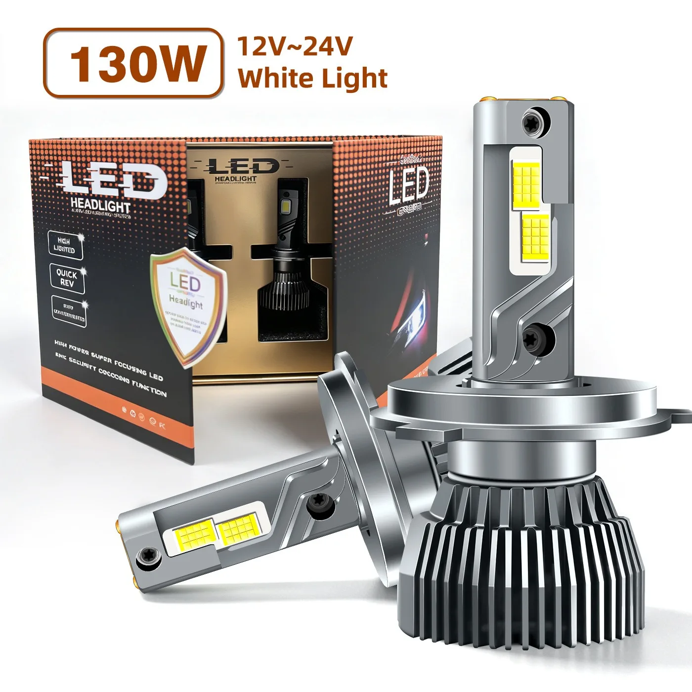 12V 130W 6000K LED Headlight Bulbs H1 H3 H7 H8 H9 H11 HB3 HB4 HIR2 H4 9005 9006 9012 9003 Car Fog Light Retrofit
12V 130W 6000K LED Headlight Bulbs H1 H3 H7 H8 H9 H11 HB3 HB4 HIR2 H4 9005 9006 9012 9003 Car Fog Light Retrofit