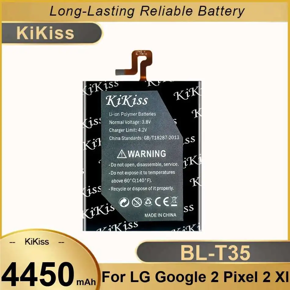 Для LG Google 2 Pixel 2 XL аккумулятор для мобильного телефона большой емкости BL-T35 4450 мАч
Для LG Google 2 Pixel 2 XL аккумулятор для мобильного телефона большой емкости BL-T35 4450 мАч