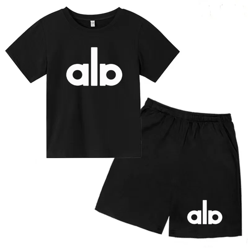 Kids Summer Black T-shirt New Short-sleeved+Shorts Two-piece Boy Girl 3-12Years Charming Trend Letters Casual Fashion Sports Set
Kids Summer Black T-shirt New Short-sleeved+Shorts Two-piece Boy Girl 3-12Years Charming Trend Letters Casual Fashion Sports Set