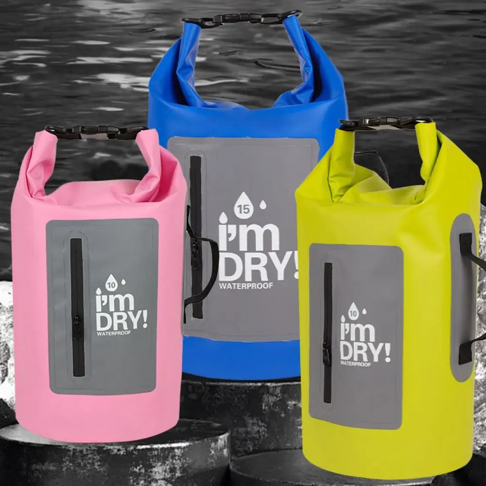 10/15L Waterproof Dry Bag Waterproof Large-Capacity Swimming Bucket Bag Foldable with Shoulder Straps Beach Backpack
10/15L Waterproof Dry Bag Waterproof Large-Capacity Swimming Bucket Bag Foldable with Shoulder Straps Beach Backpack