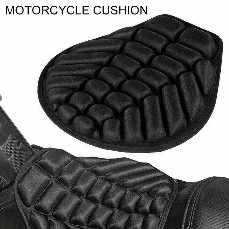 Universal Motorcycle 3D Comfort Gel Seat Cushion Motorbike Air Cover Shock Absorption Decompression Seat Cover for Cruiser
Universal Motorcycle 3D Comfort Gel Seat Cushion Motorbike Air Cover Shock Absorption Decompression Seat Cover for Cruiser