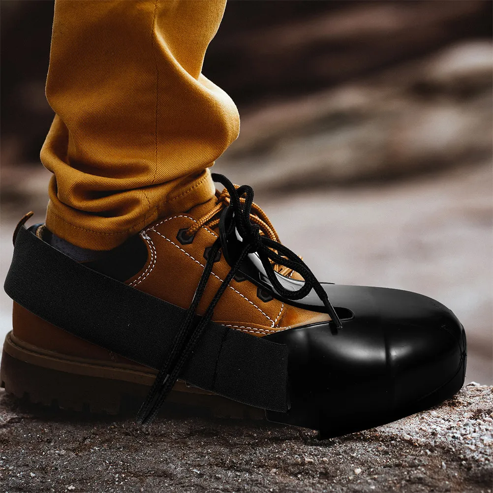 2Pairs Heavy Duty Safety Shoe Covers with Steel Toe Guard Waterproof Wear-Resistant PVC for Outdoor Work Sites Reusable
2Pairs Heavy Duty Safety Shoe Covers with Steel Toe Guard Waterproof Wear-Resistant PVC for Outdoor Work Sites Reusable