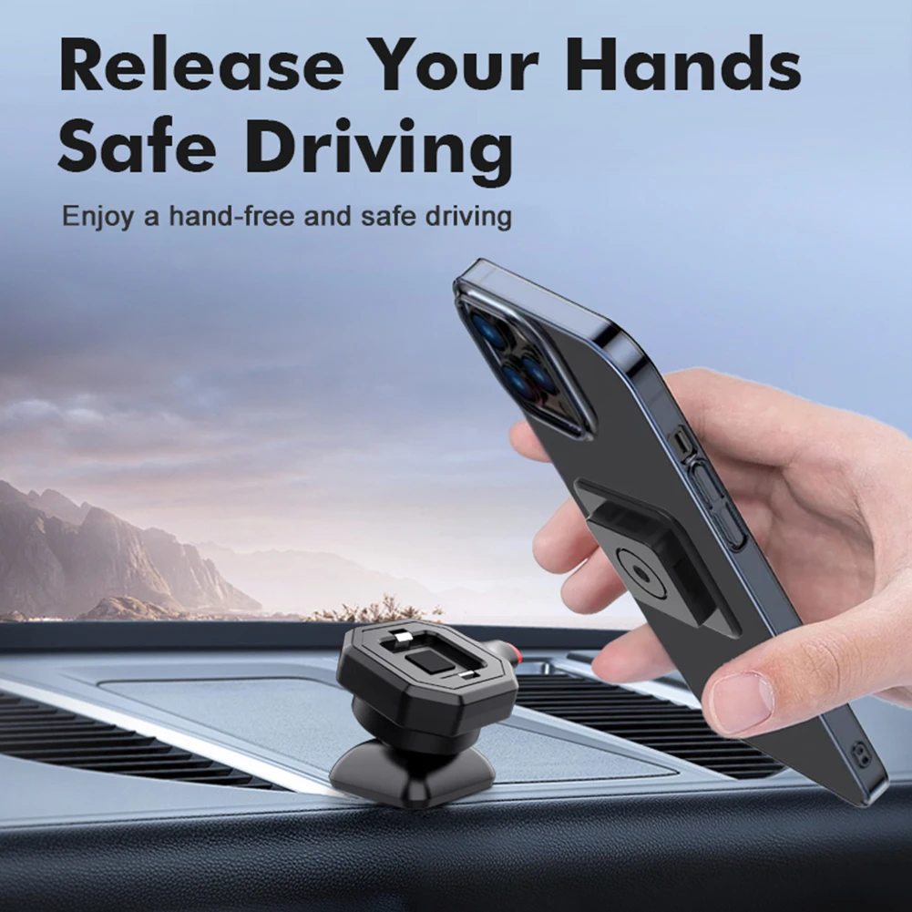 Car Phone Holder Quick Install Adhesive Dashboard Phone Holder Mount Clip GPS Phone Support Bracket for All Phones and All Car
Car Phone Holder Quick Install Adhesive Dashboard Phone Holder Mount Clip GPS Phone Support Bracket for All Phones and All Car