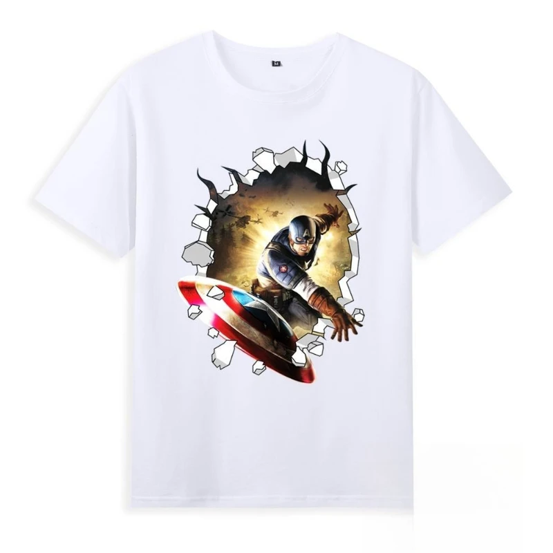 Avengers Captain America Short Sleeve Tee for Kids, Casual Superhero Cotton T-Shirt Children's Wear New Arrival
Avengers Captain America Short Sleeve Tee for Kids, Casual Superhero Cotton T-Shirt Children's Wear New Arrival