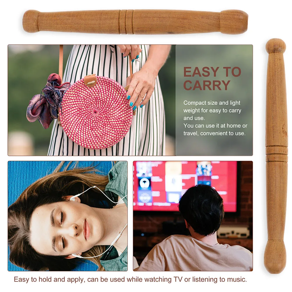 4pcs Wooden Acupressure Pen Natural Massage Tool Body Neck Shoulder Face Back Light Brown Lightweight Travel
4pcs Wooden Acupressure Pen Natural Massage Tool Body Neck Shoulder Face Back Light Brown Lightweight Travel