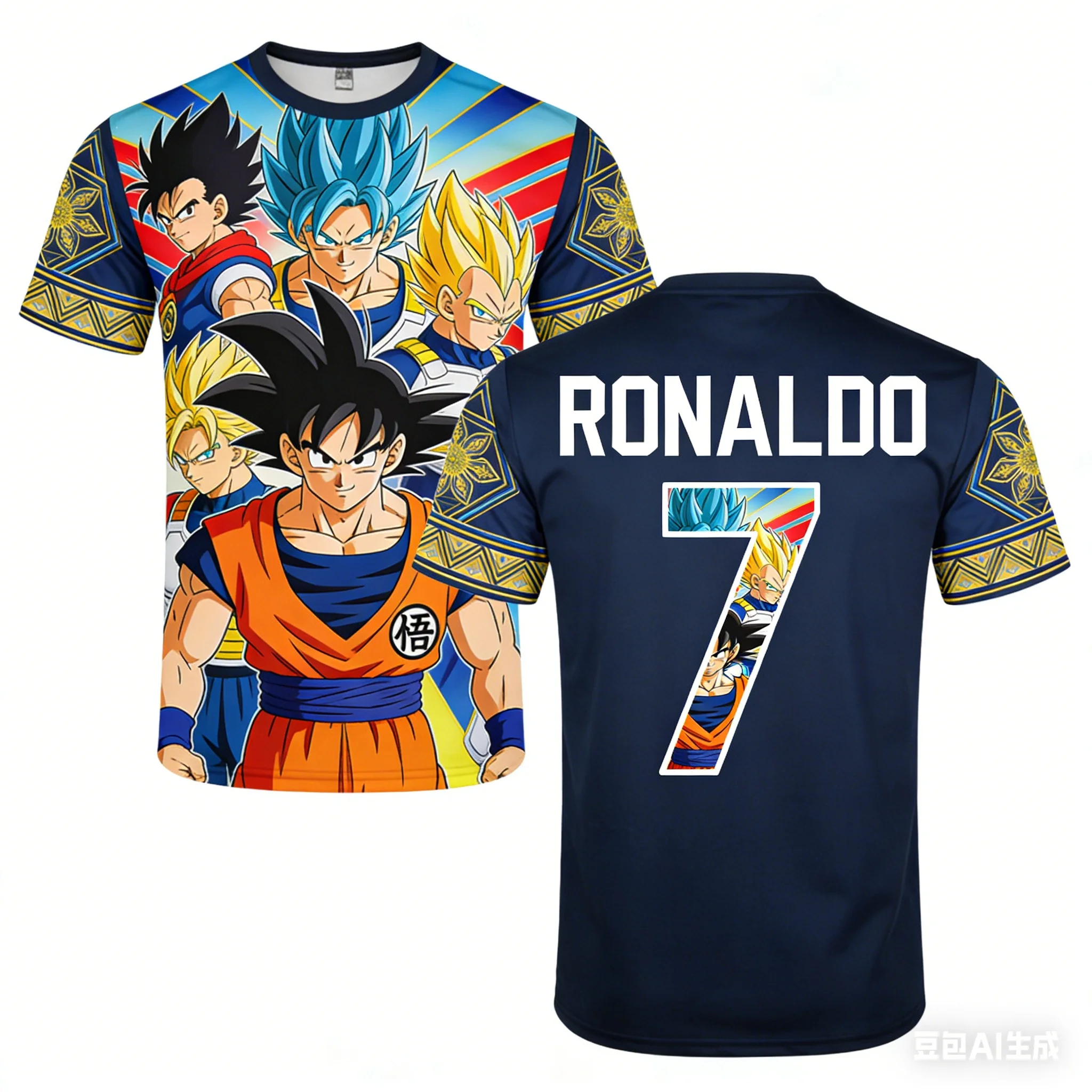 Футболка унисекс с принтом Dragon Ball × Football Star Collaboration, свободного кроя, в уличном стиле, с коротким рукавом
Футболка унисекс с принтом Dragon Ball × Football Star Collaboration, свободного кроя, в уличном стиле, с коротким рукавом