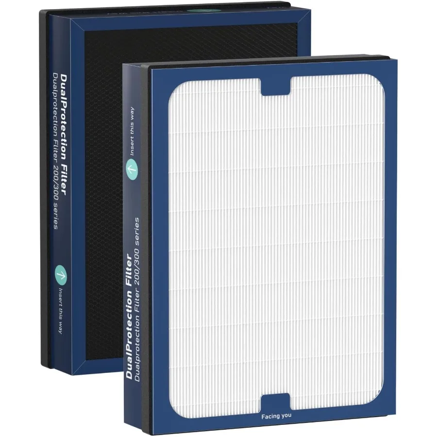 Classic 200/300 Series DualProtection Filter Replacement Compatible with Blueair 200/300 Series for 200 201 203 205 210 215 250
Classic 200/300 Series DualProtection Filter Replacement Compatible with Blueair 200/300 Series for 200 201 203 205 210 215 250