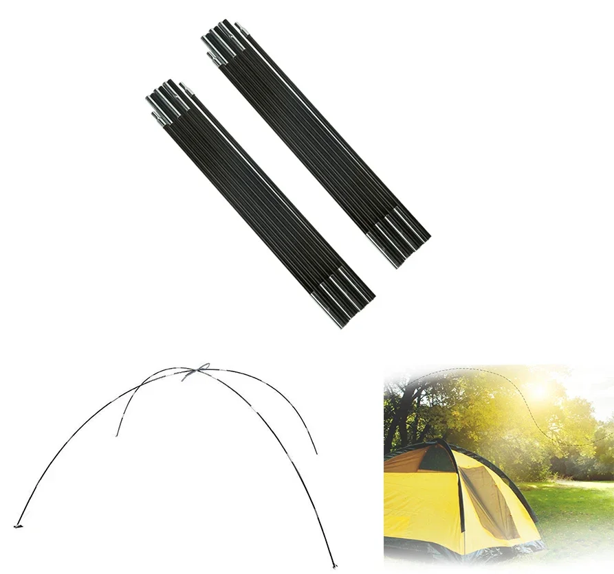 10.5-12.8ft Fiberglass Camping Tent Pole Outdoor Support Rods Awning Frames Kit Tent Pole Replacement Camping Accessories Tents
10.5-12.8ft Fiberglass Camping Tent Pole Outdoor Support Rods Awning Frames Kit Tent Pole Replacement Camping Accessories Tents