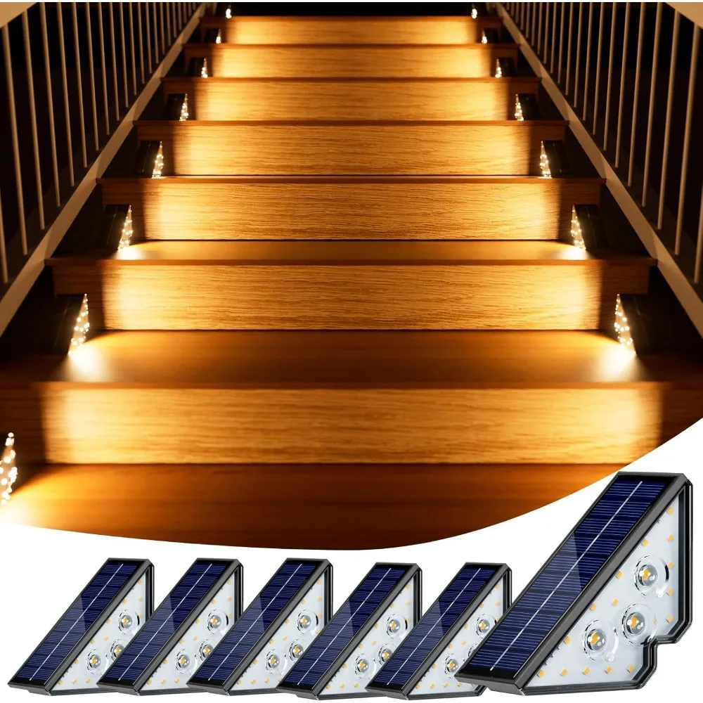 Triangular Step Lights Powered by Solar Energy, Outdoor Stair Illumination, Sensor-Activated Triangular Corridor Lights for Villa Gardens
Triangular Step Lights Powered by Solar Energy, Outdoor Stair Illumination, Sensor-Activated Triangular Corridor Lights for Villa Gardens