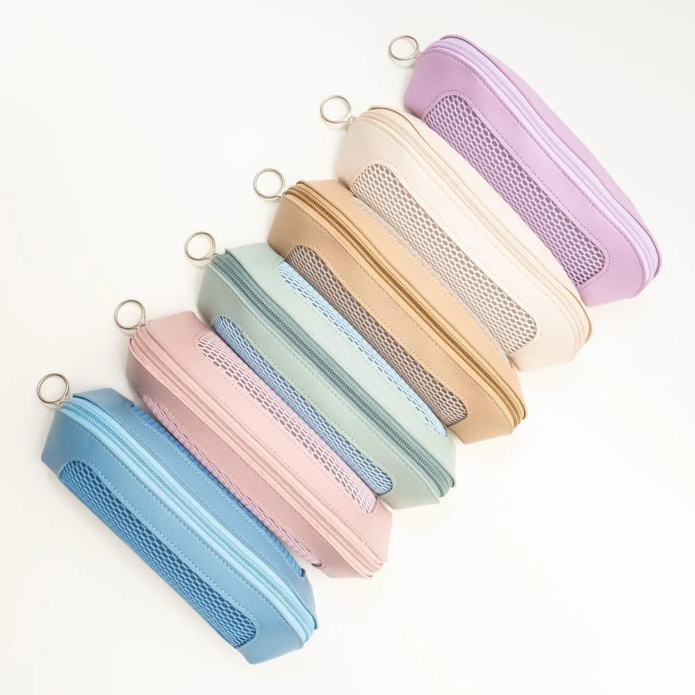 New Mesh Pen Bag Large Capacity Stationery Organizer Pencil Case Double Sided PU Leather Pen Box Stationery Bag Back To School
New Mesh Pen Bag Large Capacity Stationery Organizer Pencil Case Double Sided PU Leather Pen Box Stationery Bag Back To School