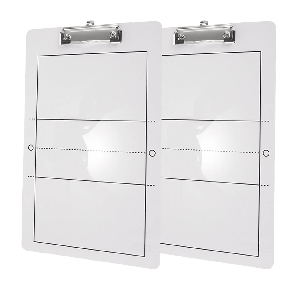 2 Pcs Volleyball Board Court Whiteboard Coaching Sports Match Portable Equipment Football
2 Pcs Volleyball Board Court Whiteboard Coaching Sports Match Portable Equipment Football