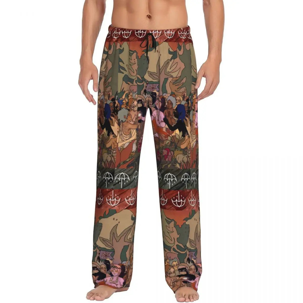 Custom Metal Brand Bring Me Band The Horizoned Pajama Pants Sleepwear Men's Elastic Waistband Sleep Lounge Bottoms with Pockets
Custom Metal Brand Bring Me Band The Horizoned Pajama Pants Sleepwear Men's Elastic Waistband Sleep Lounge Bottoms with Pockets