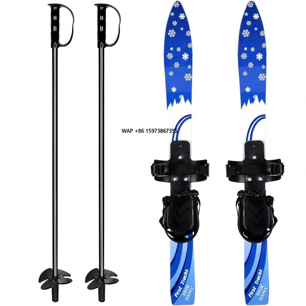 Kids Beginner Skis Ski Poles Bindings Low Resistance Skis 4 Pieces Lightweight Sturdy Safe Polyethylene (PE) Skis
Kids Beginner Skis Ski Poles Bindings Low Resistance Skis 4 Pieces Lightweight Sturdy Safe Polyethylene (PE) Skis