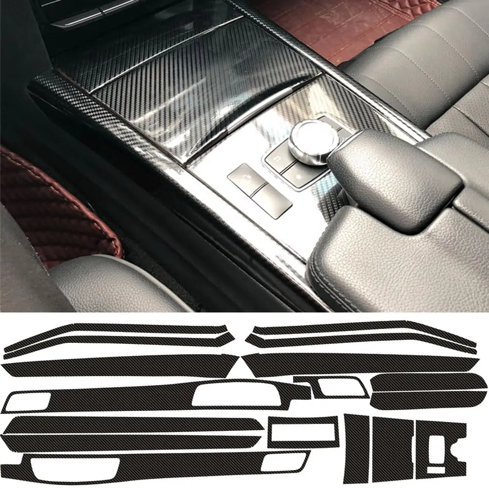 Carbon Fiber Interior Trim Stickers For Center Console And Door Handles E-Class W212 2009–2013 Car Styling Decals
Carbon Fiber Interior Trim Stickers For Center Console And Door Handles E-Class W212 2009–2013 Car Styling Decals