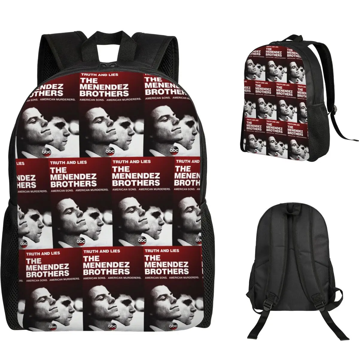 The Brothers Family Free The Menendez Brothers Backpack Student Boys Girls BookBag School Bag Computer Shoulder Bags
The Brothers Family Free The Menendez Brothers Backpack Student Boys Girls BookBag School Bag Computer Shoulder Bags