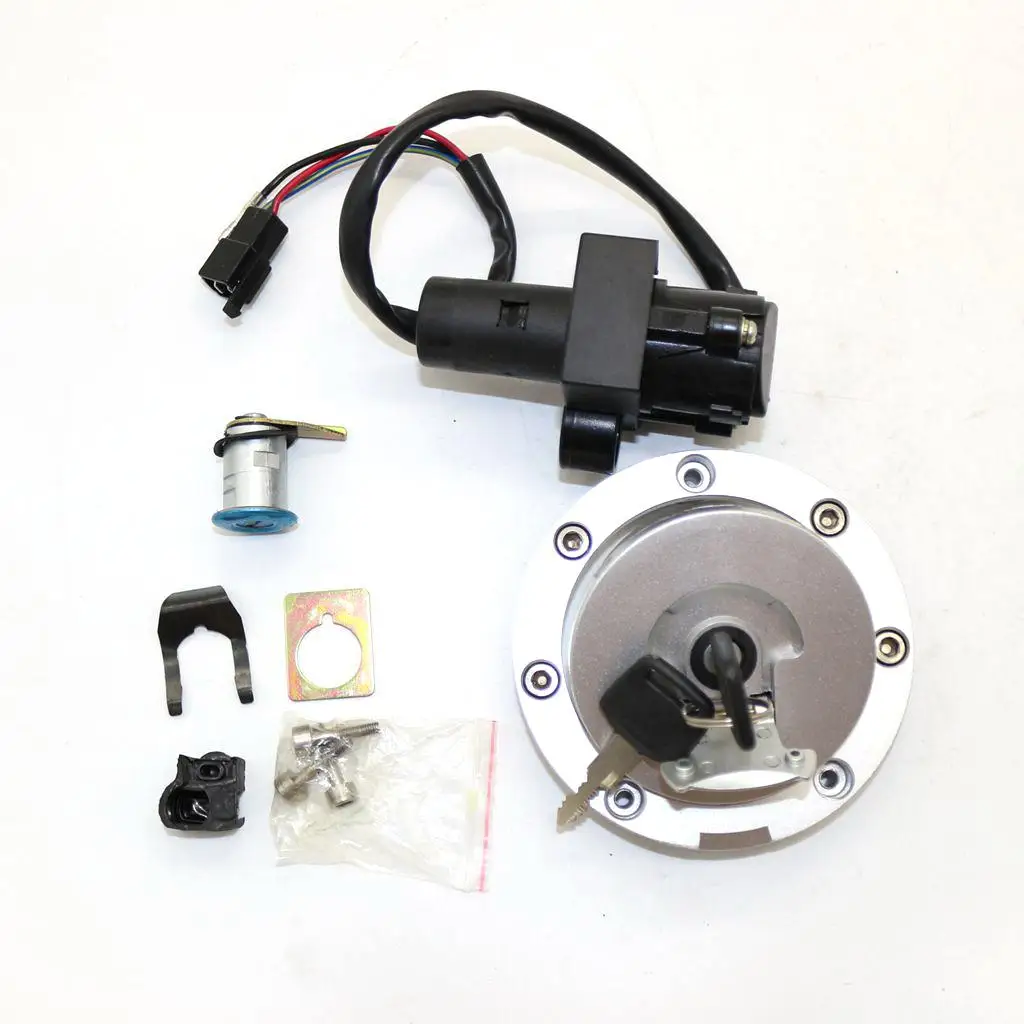 Ignition Switch Lock Kit Motorcycle Seat Lock Fuel Cap Keys Compatible for CB400 CB400SF VT250
Ignition Switch Lock Kit Motorcycle Seat Lock Fuel Cap Keys Compatible for CB400 CB400SF VT250