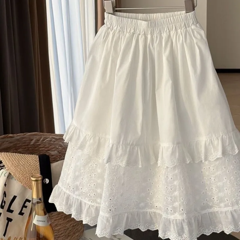 Girls' Lace Trimmed Princess Skirt 2025 Autumn New Toddler Elegant Dress with Ruffled Hem
Girls' Lace Trimmed Princess Skirt 2025 Autumn New Toddler Elegant Dress with Ruffled Hem