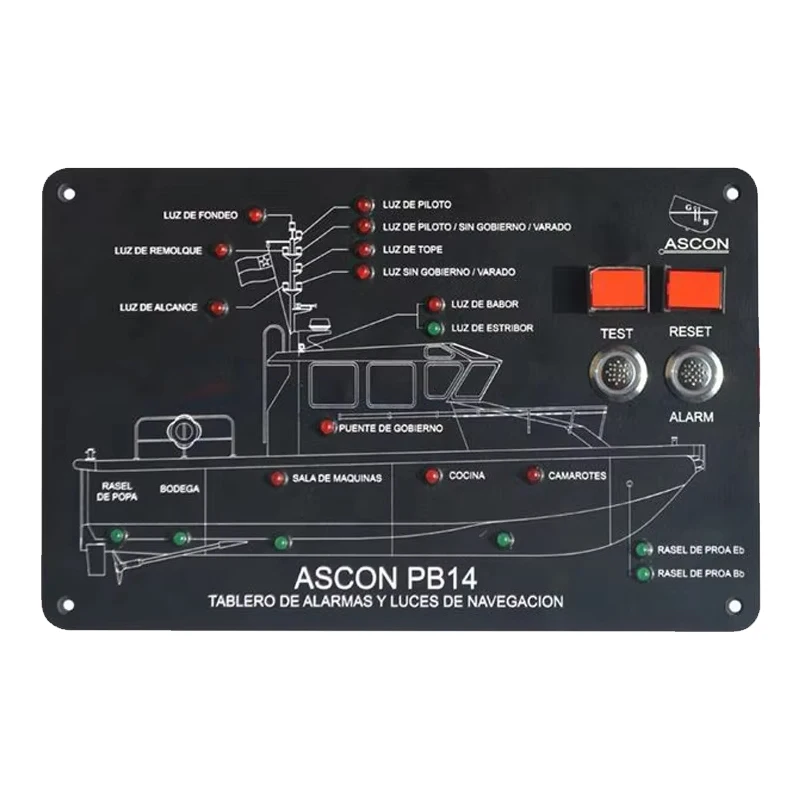 Genuine Marine Boat Yacht Ship Car Caravan Customized Alarm Monitoring Control Panel
Genuine Marine Boat Yacht Ship Car Caravan Customized Alarm Monitoring Control Panel