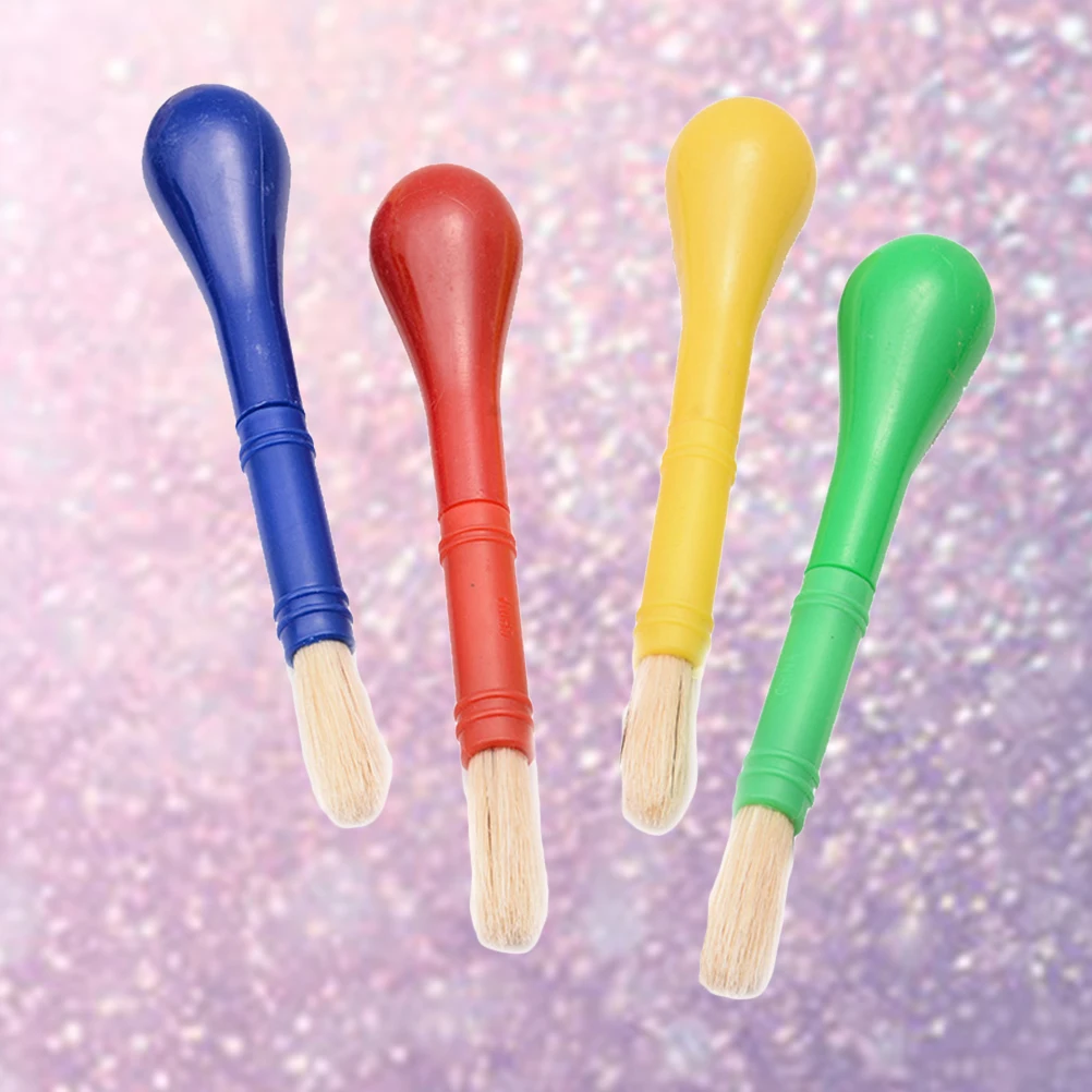 4pcs Toddler Paint Plastic Handle Nylon Painting Brush for Painting Crafts and DIY (Red Yellow Blue Green)
4pcs Toddler Paint Plastic Handle Nylon Painting Brush for Painting Crafts and DIY (Red Yellow Blue Green)