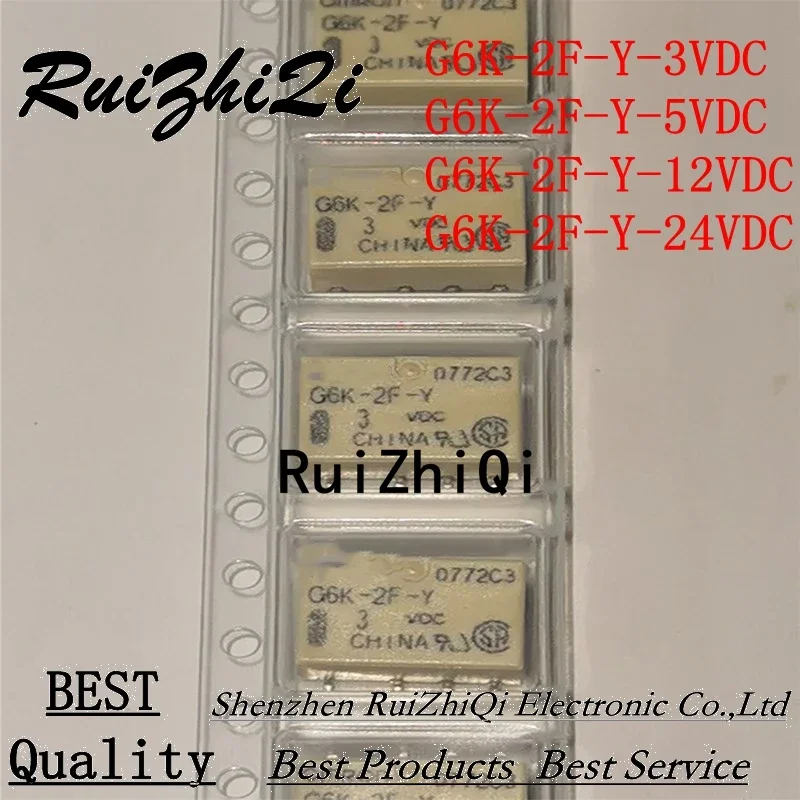 NEW 10PCS/Lot G6K-2F-Y-3VDC G6K-2F-Y-5VDC 、G6K-2F-Y-12VDC、G6K-2F-Y-24VDC SMD-8 New Original Chip Universal Relay
NEW 10PCS/Lot G6K-2F-Y-3VDC G6K-2F-Y-5VDC 、G6K-2F-Y-12VDC、G6K-2F-Y-24VDC SMD-8 New Original Chip Universal Relay