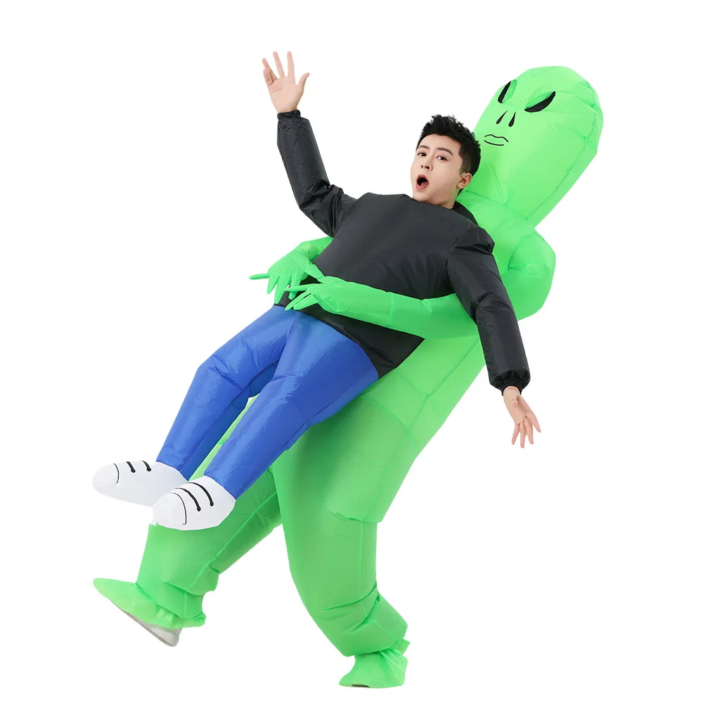 Halloween Alien Abduction Inflatable Costume for Adults Kids Funny UFO Kidnapper Party Cosplay Lightweight Suit (120-190cm)
Halloween Alien Abduction Inflatable Costume for Adults Kids Funny UFO Kidnapper Party Cosplay Lightweight Suit (120-190cm)