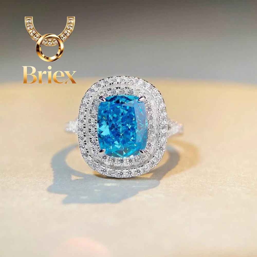 Briex Jewelry Luxury Solid Platinum PT950 4 karat full diamond oval diamond ring women's moissanite diamond ring
Briex Jewelry Luxury Solid Platinum PT950 4 karat full diamond oval diamond ring women's moissanite diamond ring
