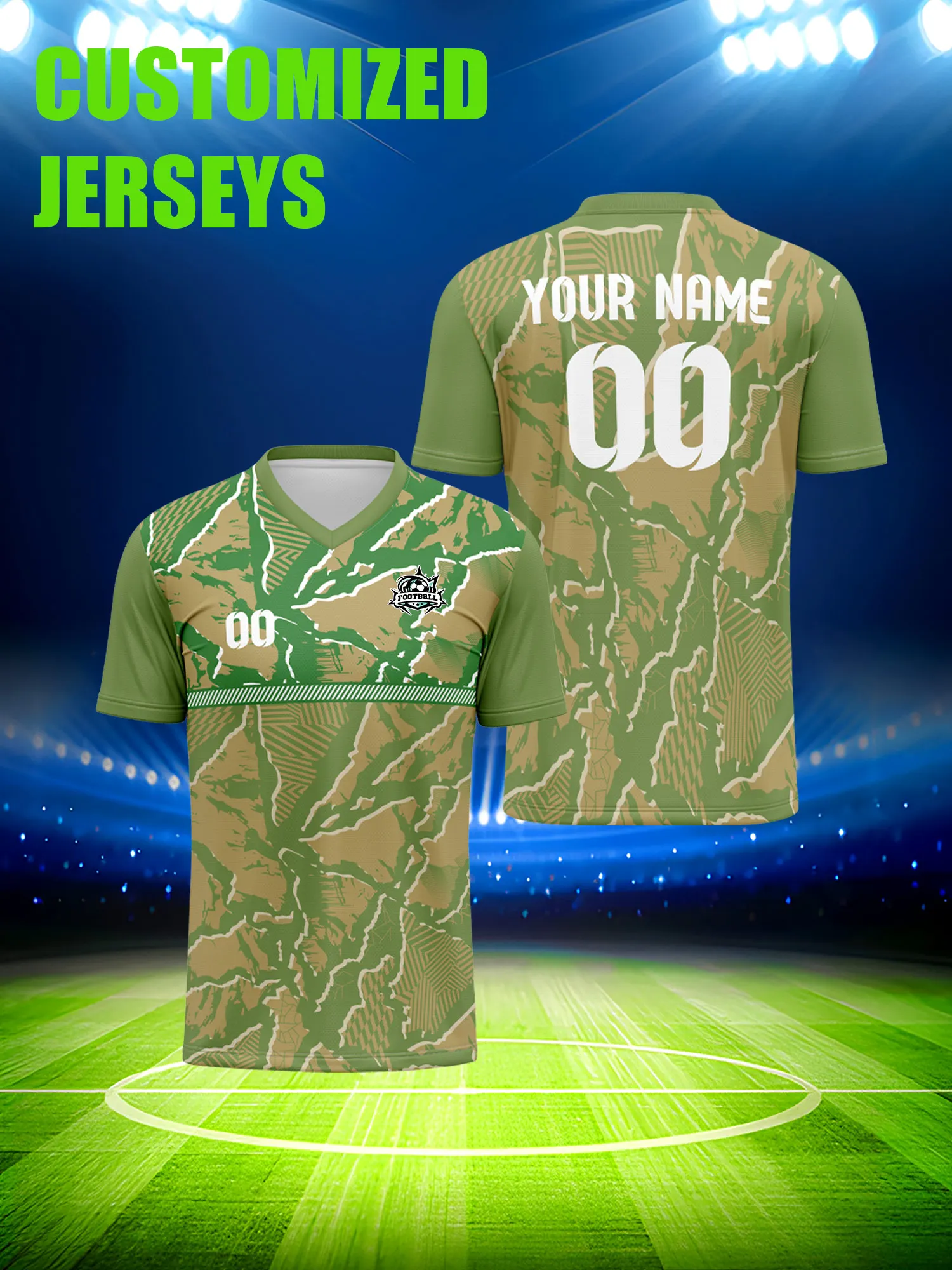 Футбольная форма на заказ с индивидуальным изображением, номером и именем, профессиональный комплект для игроков лиги и турниров
Футбольная форма на заказ с индивидуальным изображением, номером и именем, профессиональный комплект для игроков лиги и турниров