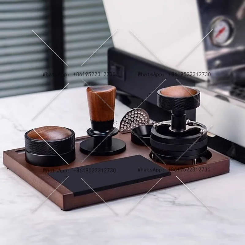 Coffee solid wood storage board multi-functional powder pressing base Italian powder pressing hammer cloth powder maker set
Coffee solid wood storage board multi-functional powder pressing base Italian powder pressing hammer cloth powder maker set