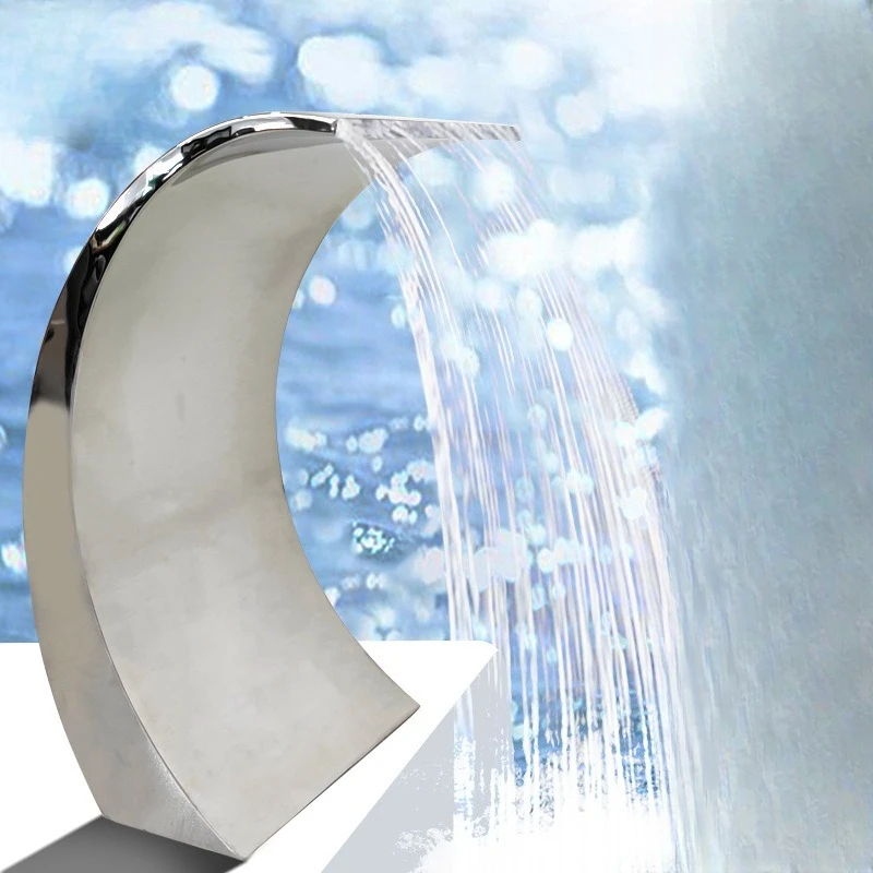 304 stainless steel water outlet hydrotherapy SPA impact bath arc hook, water curtain beating strong arc hook
304 stainless steel water outlet hydrotherapy SPA impact bath arc hook, water curtain beating strong arc hook