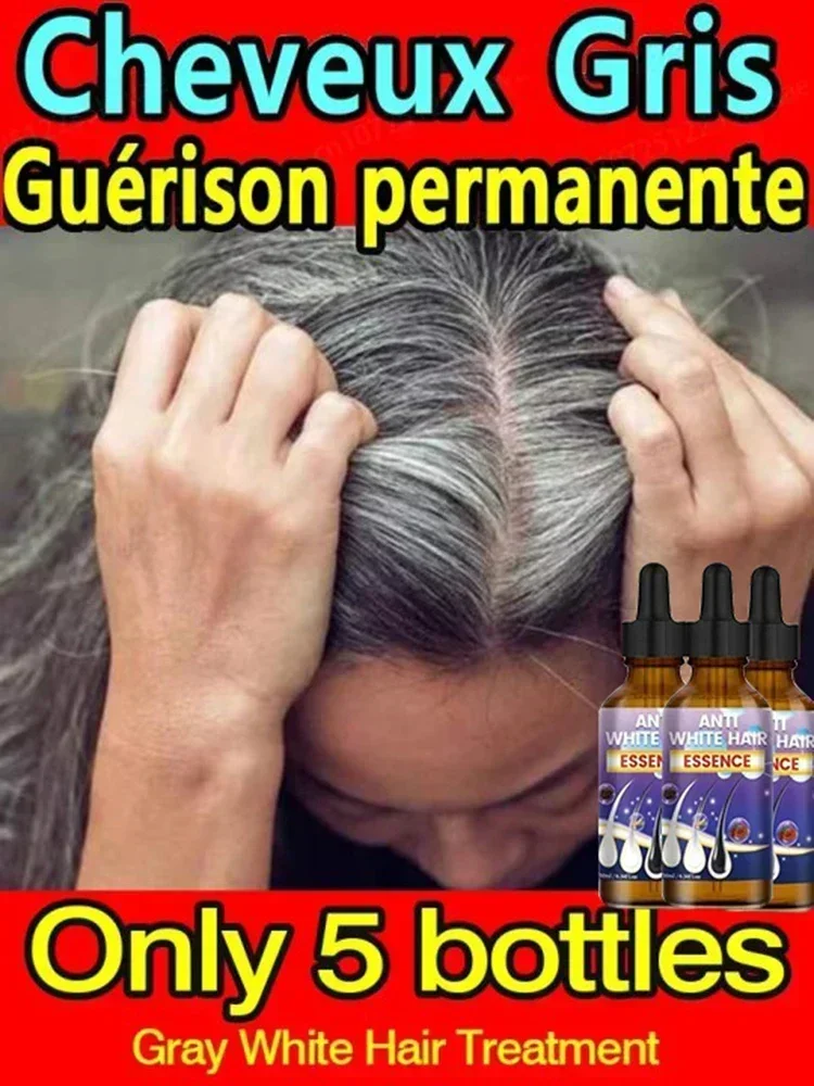 Serum perawatan rambut abu-abu produk nutrisi perbaikan warna alami putih ke Hitam Perawatan Rambut rontok Pria Wanita
Serum perawatan rambut abu-abu produk nutrisi perbaikan warna alami putih ke Hitam Perawatan Rambut rontok Pria Wanita